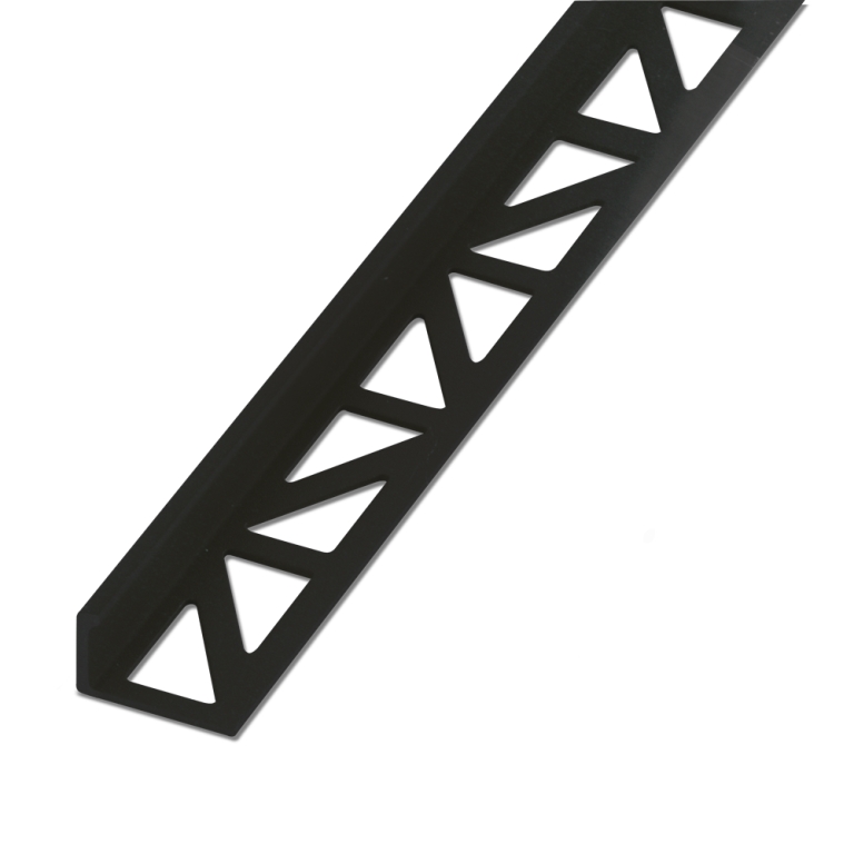1/2" EDGE PROTECTOR ALUMINUM MATTE BLACK ANODIZED