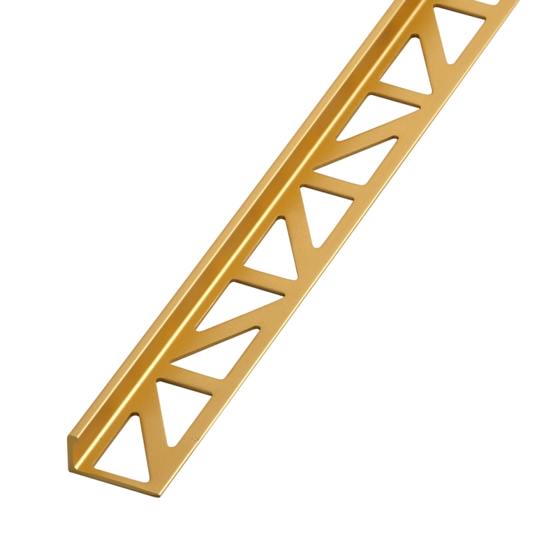 3/8" EDGE PROTECTOR ALUMINUM SATIN GOLD