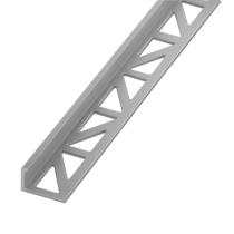 1/2" EDGE PROTECTOR ALUMINUM SHINY SILVER