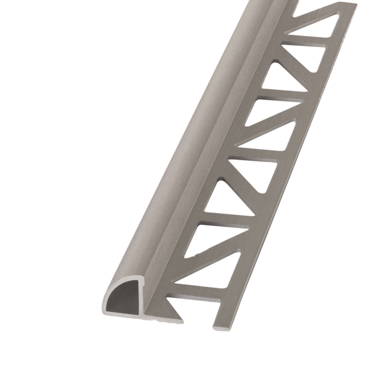 3/8" QUARTER CIRCLE ALUMINUM TITANIUM BRONZE