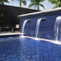 AFLOAT - 1X1/13X13, INDIGO, GLOSSY