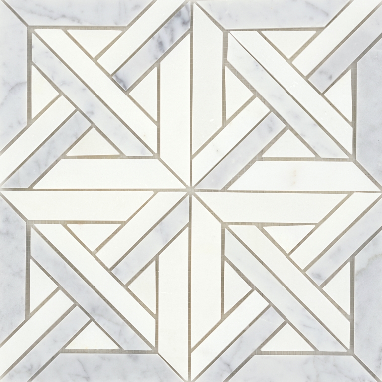 Alluro - 12X12 Mini Castle, Silver, Polished