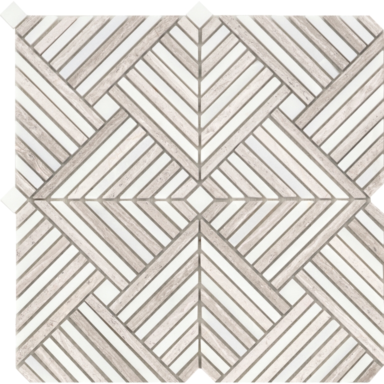 Alluro - 12X12 Mini Palace, Cream, Polished