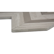 BIZOU - 12X13, CREAM/TAUPE, POLISHED