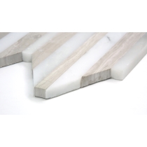BIZOU - 0.57X5/10X12, WHITE/CREAM, POLISHED