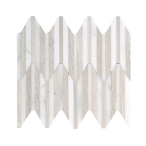 BIZOU - 0.57X5/10X12, WHITE/CREAM, POLISHED