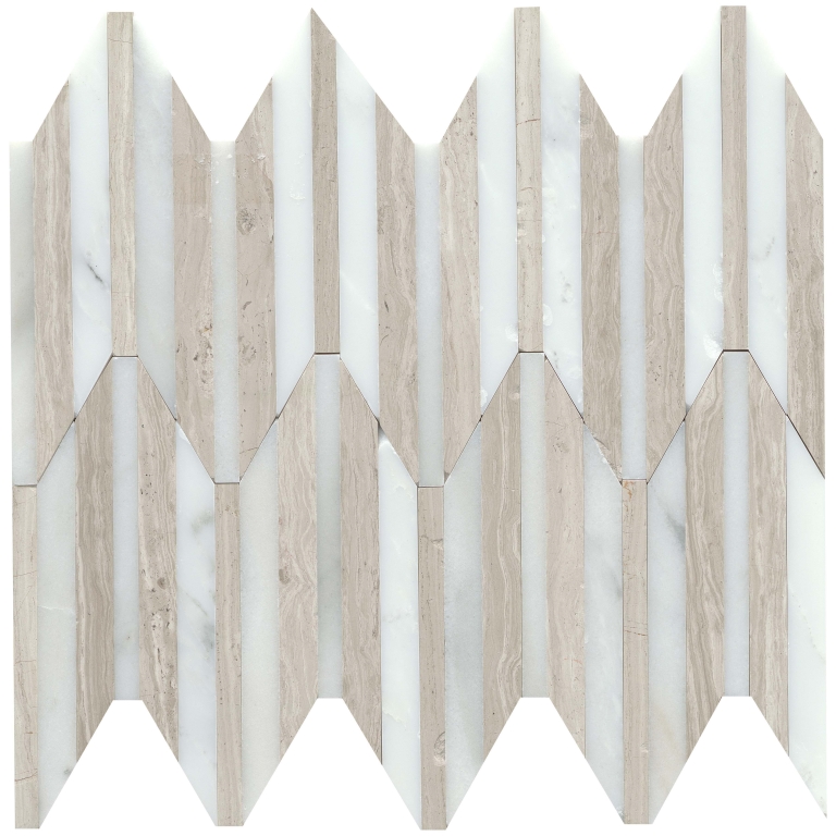 BIZOU - 0.57X5/10X12, WHITE/CREAM, POLISHED