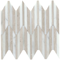 BIZOU - 0.57X5/10X12, WHITE/CREAM, POLISHED