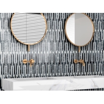 BIZOU - 0.57X5/10X12, WHITE/GRAY, POLISHED