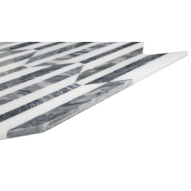 BIZOU - 0.57X5/10X12, WHITE/GRAY, POLISHED