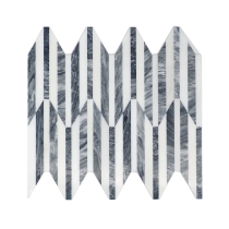 BIZOU - 0.57X5/10X12, WHITE/GRAY, POLISHED