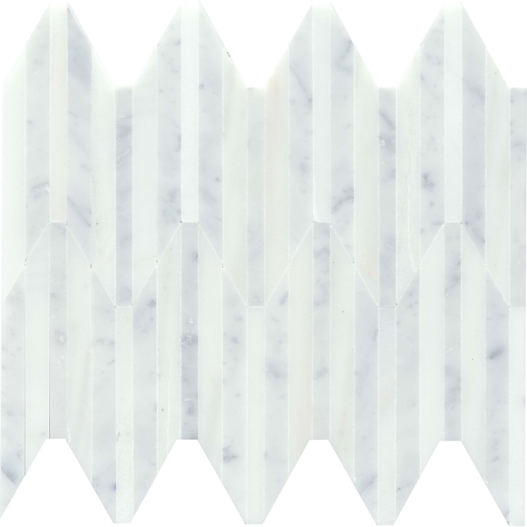 BIZOU - 0.57X5/10X12, WHITE/WHITE, POLISHED