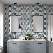 BIZOU - 0.57X5/10X12, WHITE/GRAY, POLISHED