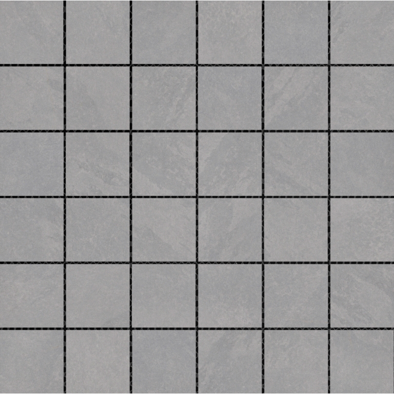 BROOK II - 2X2/12X12, SILVER, MATTE