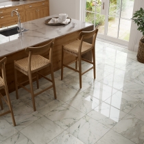 MARBLE - 18X18 CALACATA ORO, CALACATA ORO, HONED