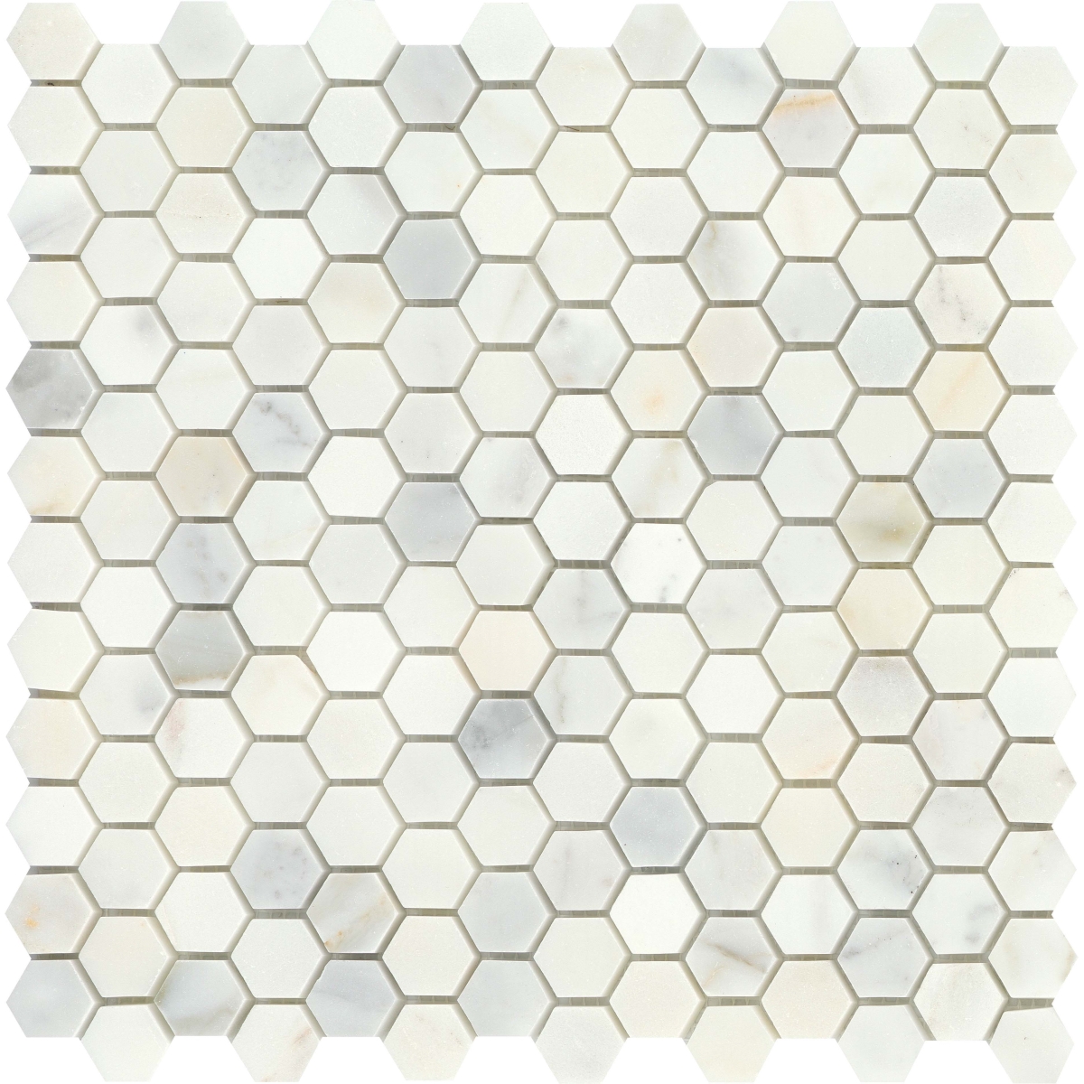 Marble Polished Hexagon Pattern Mosaic