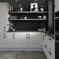 CATCH - 1X3/11X12, BLACK, GLOSSY