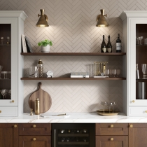 CATCH - 2X8, IVORY, MATTE