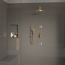 CATCH - 6X18, TAUPE, GLOSSY