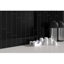 CATCH - 3X12, BLACK, GLOSSY