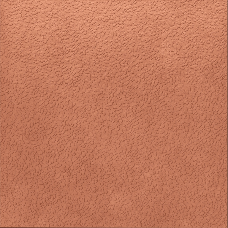 Claytone - 47X47 Groove, Coral, Matte