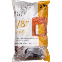 EMSER E-LEVEL CLIP 1/8" 3MM 2000 PIECES