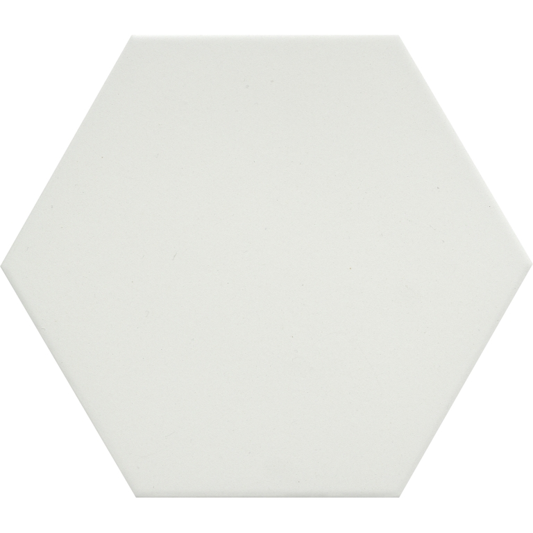 ECLISSI - 8X9 HEX, WHITE, MATTE