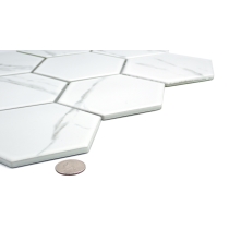 ELEGAN - 4X4/10X11, CALACATA, MATTE