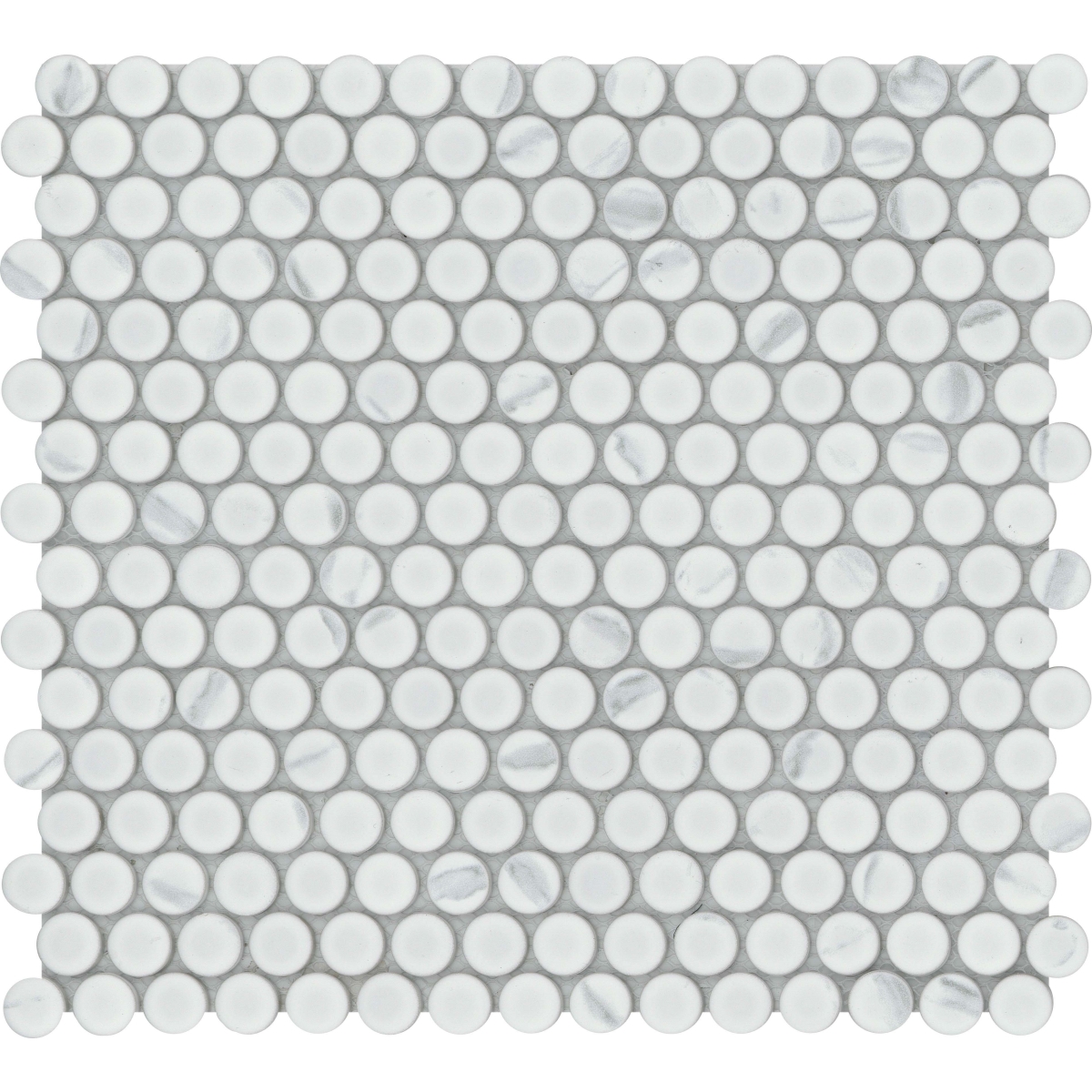Elegan Matte Penny Mosaic
