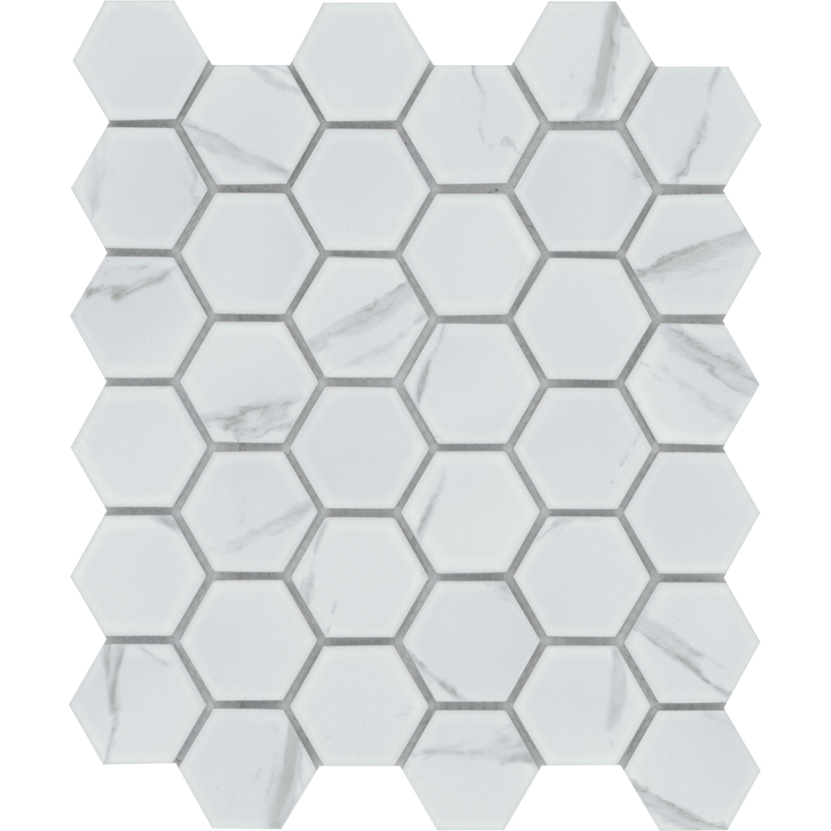 Elegan Matte 2inch Hex Mosaic