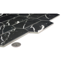 ELEGAN - 2X5/10X13, NERO, MATTE