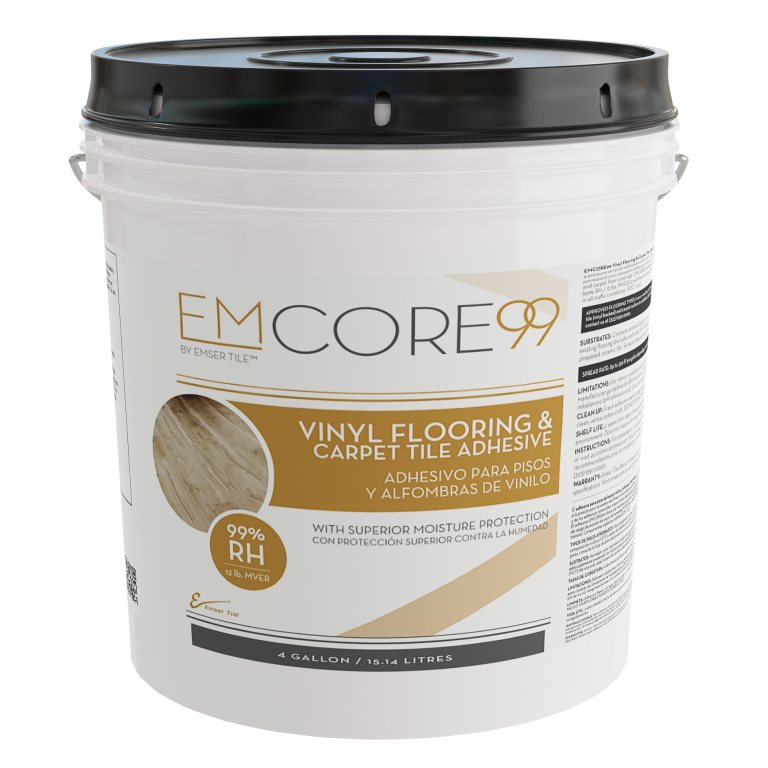 EMCORE99 VINYL TRANSITIONAL PRESSURE SENSATIVE ADHESIVE 1 GALLON