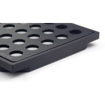 EMPERVIOUS 4" DRAIN GRATE AND FRAME - MATTE BLACK