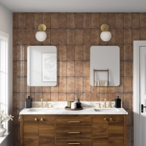 EXHALE - 6X12, MARRON, GLOSSY