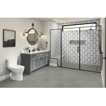 VOLARE - 0.91X3.86/12X12, NEBBIA, GLOSSY/MATTE