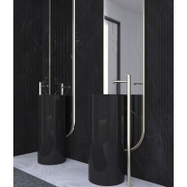 FLUTIQUE - 12X24, NERO, HONED