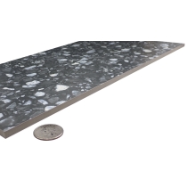 FRAGMENTO - 12X24, BLACK LRG, MATTE