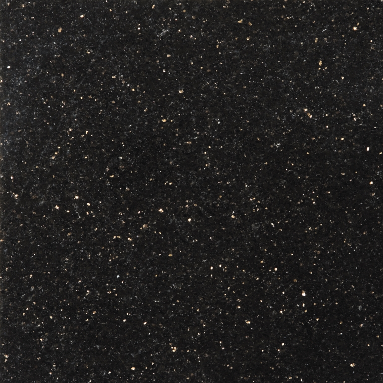 GRANITE - 12X12, BLACK GALAXY BLACK, POLISHED