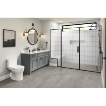 OMBRE - 6X12, WHITE, GLOSSY