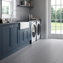 HEKSA - 8X9, SILVER, MATTE