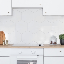 HEKSA - 8X9, WHITE, MATTE