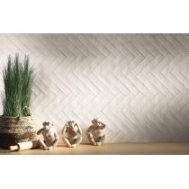 HUES - 3X10, WHITE, SATIN