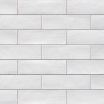 HUES - 3X10, WHITE, SATIN