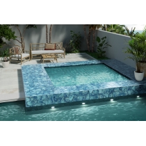 IMMERSE - 6X6, AQUA, GLOSSY