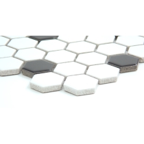 INFLUENCE - 1X1/10X12, WHITE/BLACK, GLOSSY