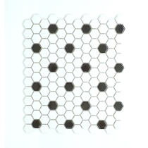 INFLUENCE - 1X1/10X12, WHITE/BLACK, GLOSSY