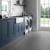 JUTE - 12X24, CHARCOAL, MATTE