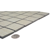 JUTE - 2X2/12X12, IVORY, MATTE