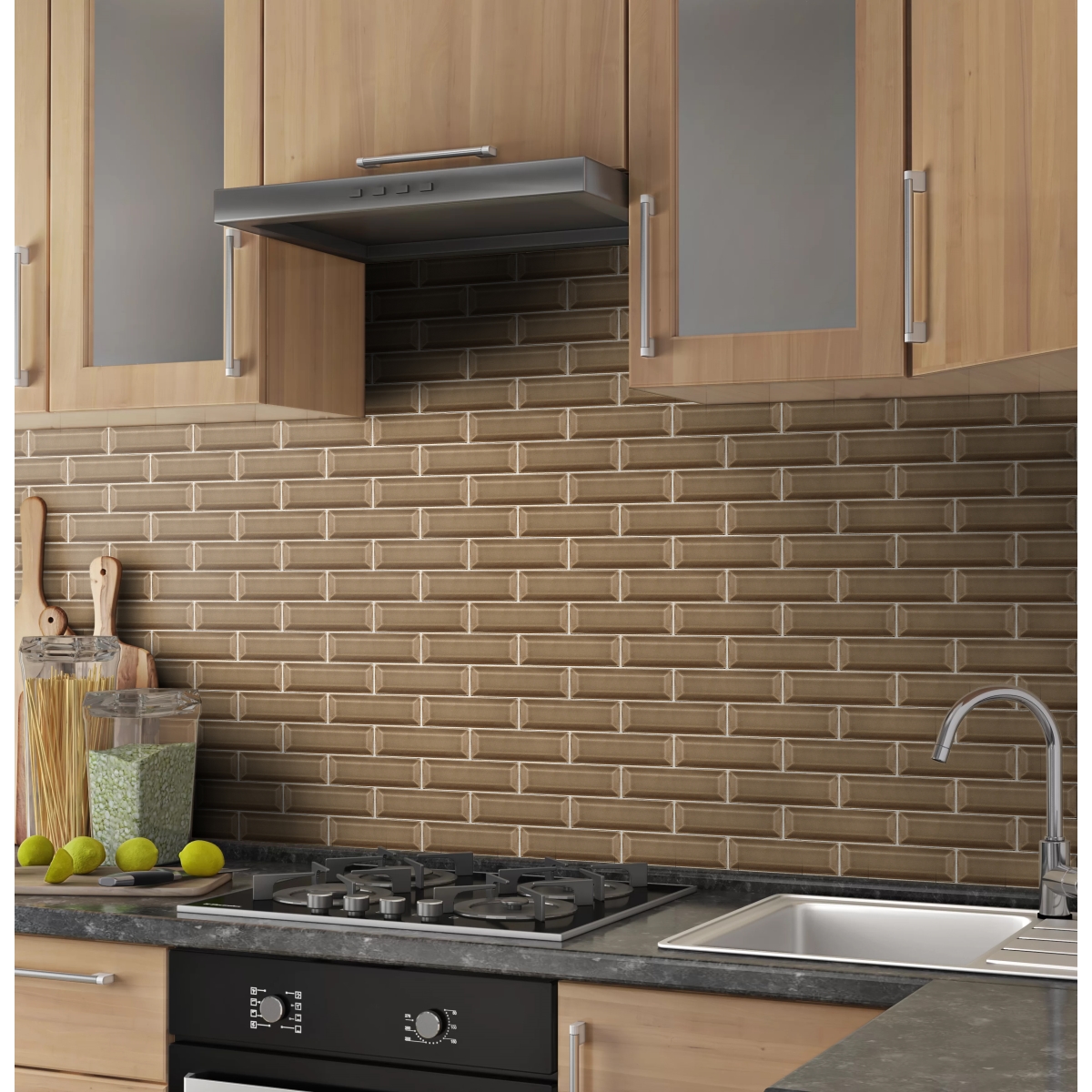 Kinetic Glossy Bevelled Mosaic