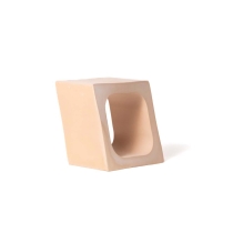 KUBO - 6X6 CURVE, COTTO, MATTE